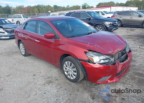 2016 Nissan Sentra Sv из США, поврежденный, VIN 3N1AB7AP5GY239436